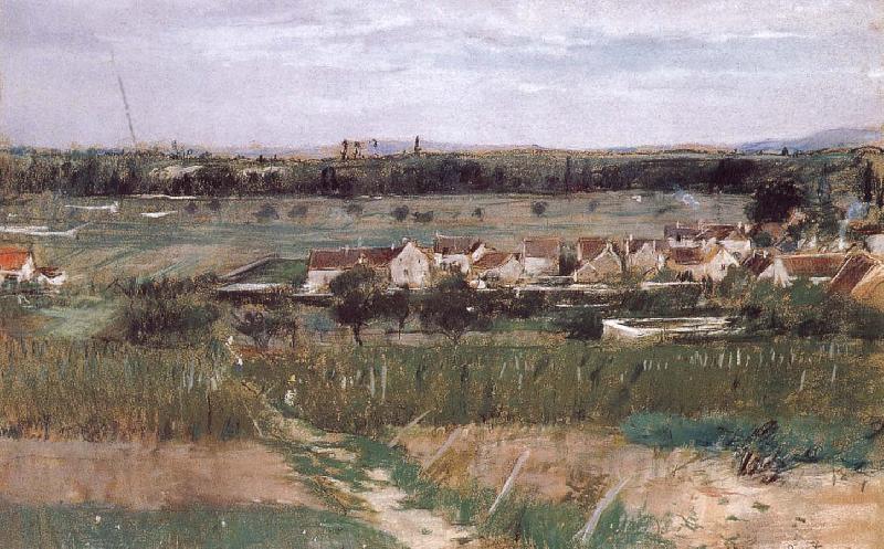 Berthe Morisot Village Germany oil painting art